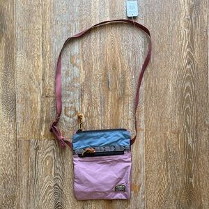 L.L. Bean Pink and Blue Crossbody Bag